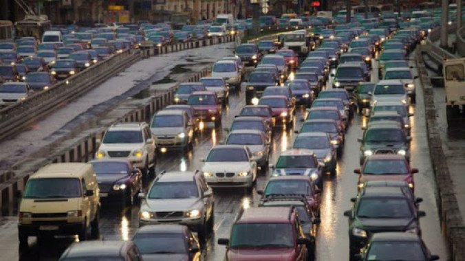 Киев занял “почетное” третье место в Европе по уровню пробок на дорогах