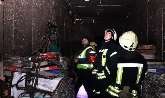 Пожар в здании Минкульта в Киеве мог возникнуть из-за неисправной проводки, - Нацгвардия (фото, видео)