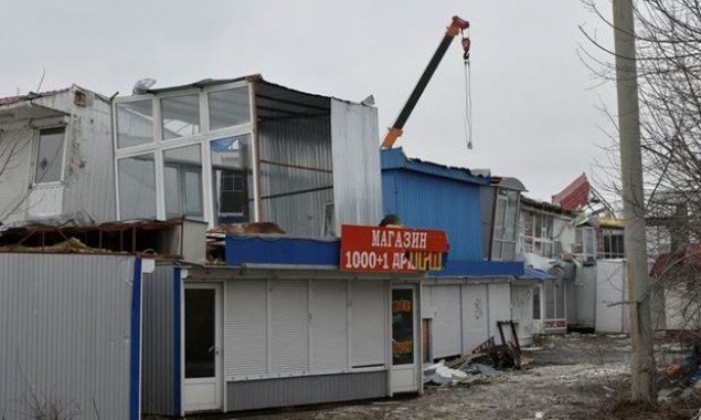 С площадок хранения исчезли почти 3,5 тыс. демонтированных в Киеве МАФов