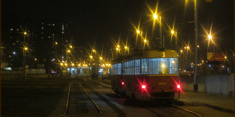 Этой ночью столичные трамваи №№ 8, 29 будут работать в сокращенном режиме