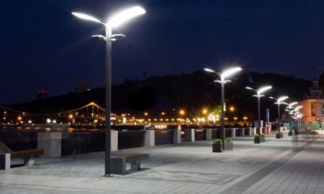 В Киеве количество светодиодных фонарей составляет 22% от общего числа
