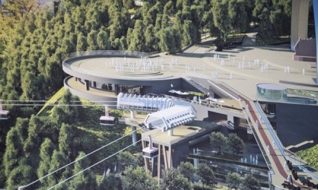 Власти Киева решили провести инвестконкурс по строительству канатной дороги от арки Дружбы народов на Труханов остров