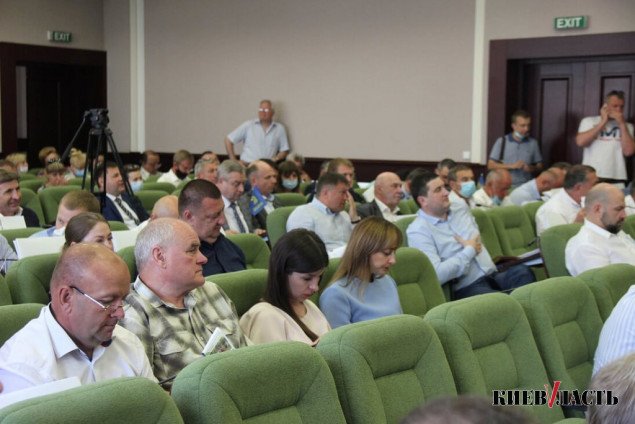 Киевоблсовет обратился к парламенту относительно четырех будущих районов области
