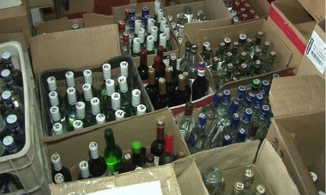 Фискалы Киевщины изъяли крупную партию контрафактного алкоголя