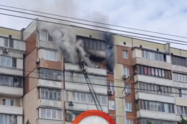 На Закревского в пожаре погибла женщина (видео)