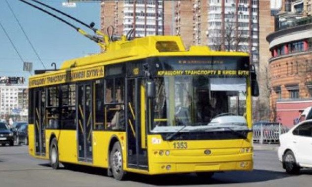 Сегодня ночью в Киеве будет изменена схема движения десяти троллейбусных маршрутов