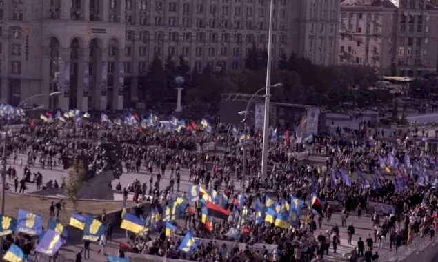 В День Независимости в центре Киева ветераны АТО и волонтеры запланировали проведение альтернативного марша (видео)
