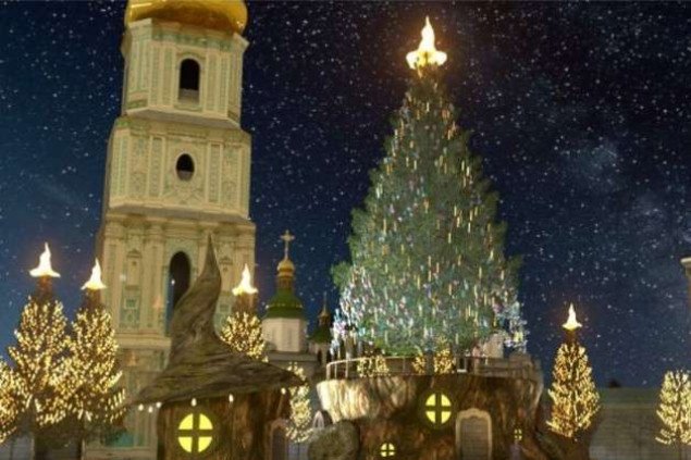 К новогодним праздникам на Софийской площади в Киеве может появиться самая высокая елка