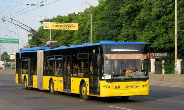 На выходных в столице из-за ремонта дороги будет изменен маршрут движения трех троллейбусов