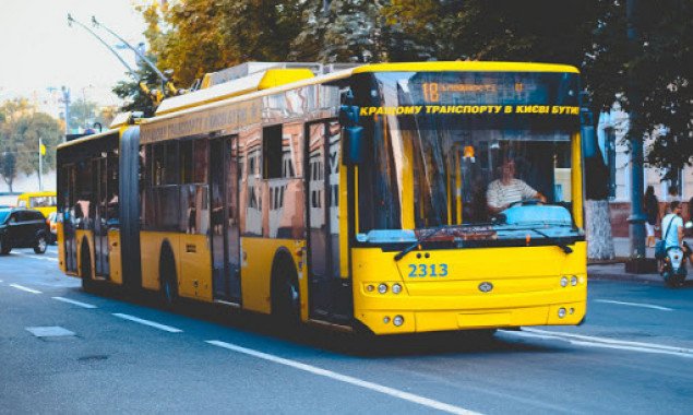 В ночь на 26 и 27 сентября в Киеве будут изменены маршруты трех троллейбусов