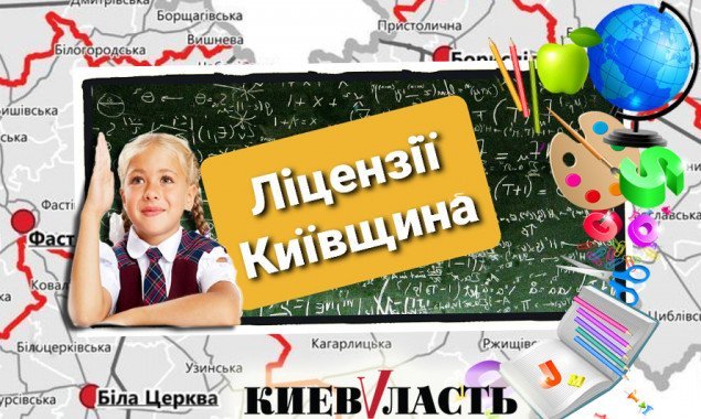 На Київщини ліцензували діяльність шкіл та дитсадків у 23 тергромадах