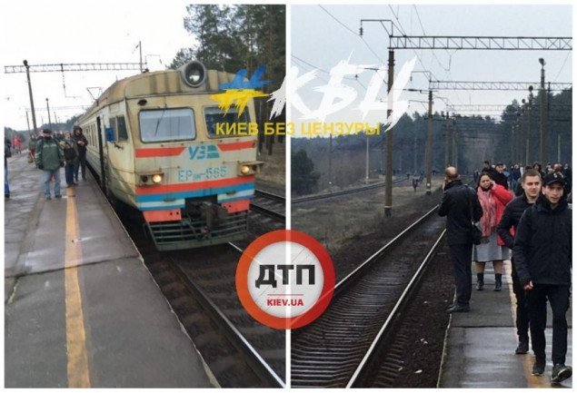На столичной ж/д станции “Дарница” задерживаются поезда из-за кражи электрокабеля