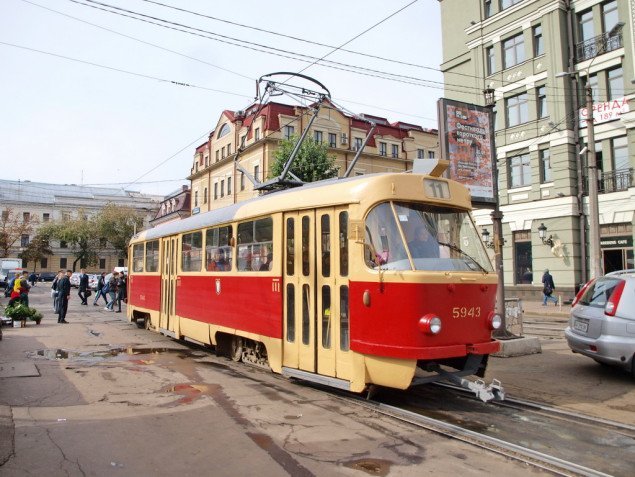 Столичные власти намерены отремонтировать трамвайные линии на Подоле за счет кредита ЕБРР в 10 млн евро