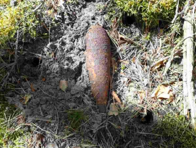 В Бородянском районе обнаружили минометную мину времен Второй мировой войны