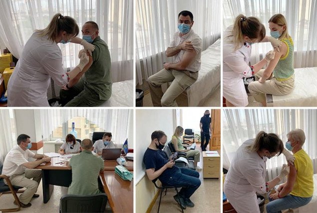 Работники “Киевгорстроя” вакцинировались от COVID-19 