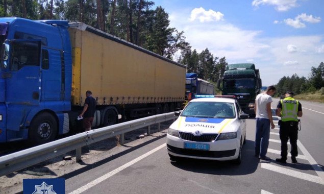 Из-за жары ограничен въезд большегрузного транспорта в Киев