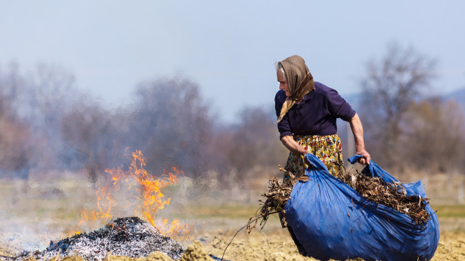 На Киевщине Госэкоинспекция начала рейды для выявления поджигателей травы