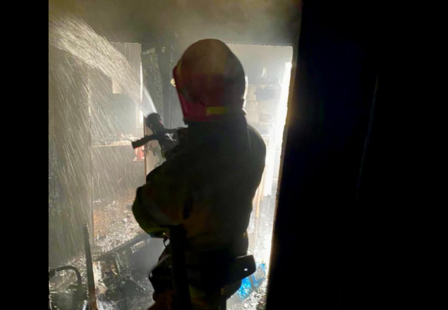 В результате пожара в Шевченковском районе погиб мужчина