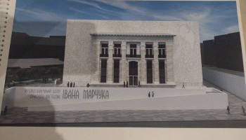 Иван Марчук представил макет музея его творчества, который построят в Киеве