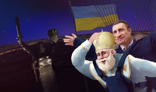 Кличко поздравил киевлян с праздниками мультипликационным фильмом (видео)