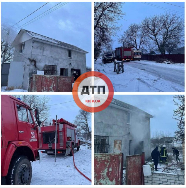 Под Борисполем в пожаре погиб мужчина