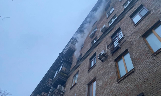 На столичном Печерске при пожаре погибла женщина