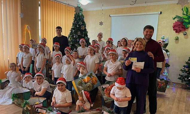 В канун Рождественских праздников “Киевоблгаз” посетил с подарками два детских дома