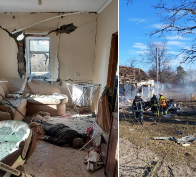 Росія обстріляла села на Чернігівщині (фото)