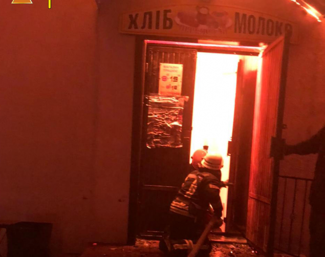 В Переяславе сгорел магазин