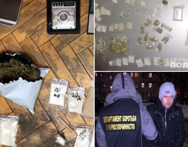 В Святошинском районе Киева мужчина сбывал наркотики за криптовалюту