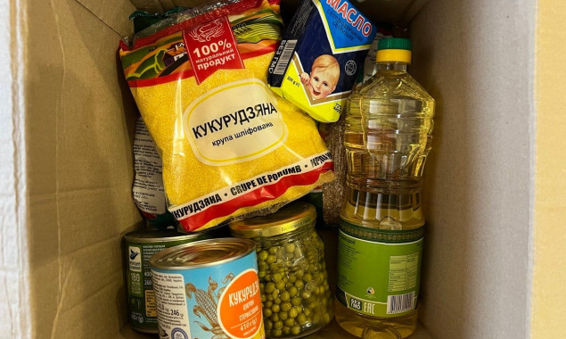 Київміськбуд передав Гуманітарному штабу столиці 60 тон їжі