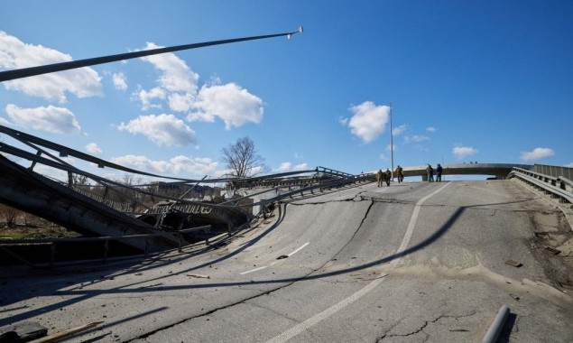 Під час москальскої навали на Київщині зруйнували п'ять мостів – список