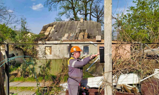 За добу для майже 800 родин у Вишгородському та Бучанському районах Київщини повернули світло