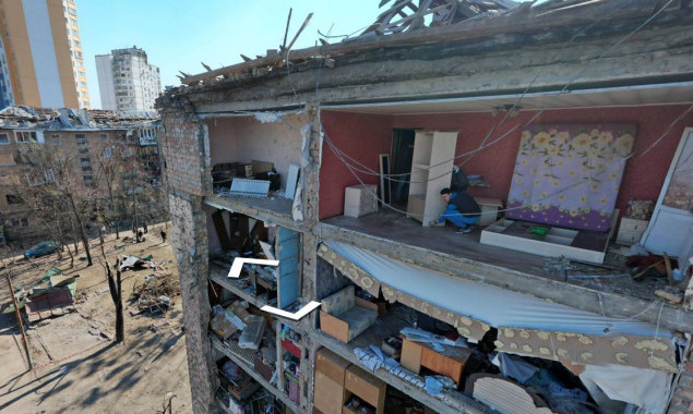 У Києві з’явились 3D-тури зруйнованими через війну будівлями (відео)