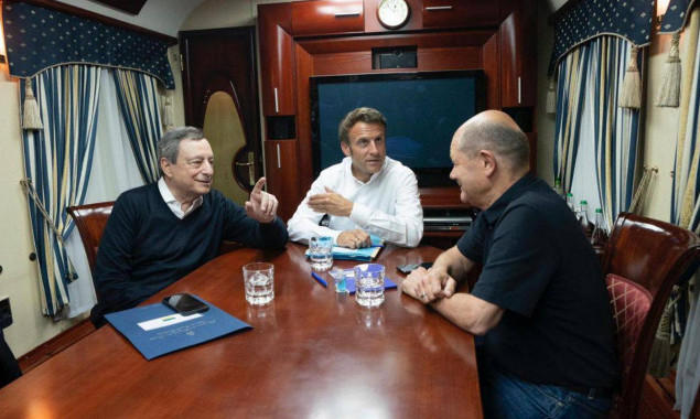 Макрон, Драгі та Шольц прибули у Київ з візитом