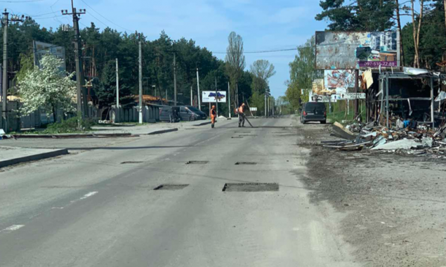 На Вишгородщині та в Броварському районі Київщини почали роботи по відновленню дорожного покриття