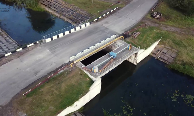 На Київщині відремонтували зруйнований рашистами міст через річку Здвиж