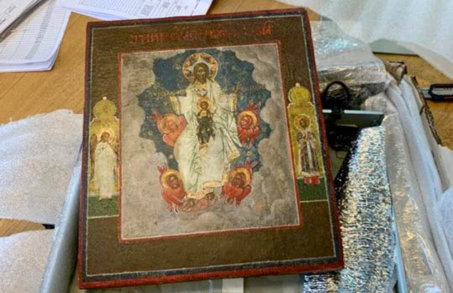 Київська митниця передала до музею ікону ХІХ століття, збережену від вивезення