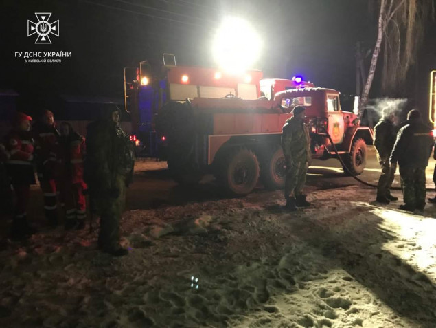 На Броварщині під час пожежі рятувальники виявили тіла двох загиблих людей