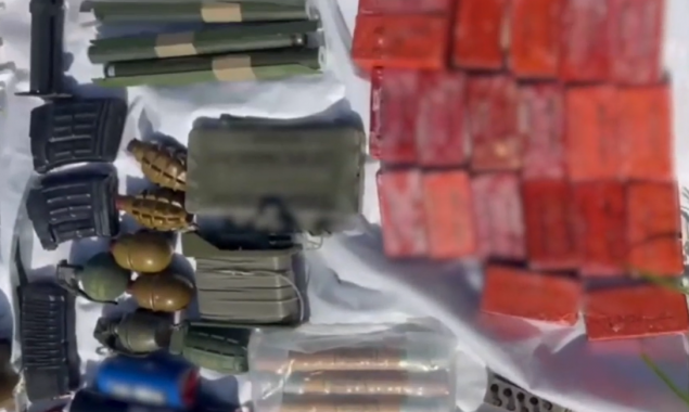 На Київщині у торговця зброєю вилучили гранати та вибухівку (відео)