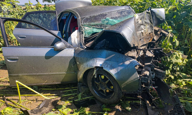 На Білоцерківщині внаслідок зіткнення автомобіля з деревом загинули дві людини