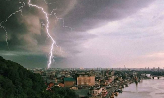 У столиці та на Київщині сьогодні, 27 серпня, очікується гроза
