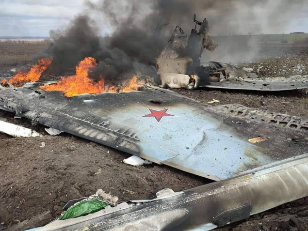 Повітряні сили України збили за день одразу три ворожі російські літаки-бомбардувальники Су-34
