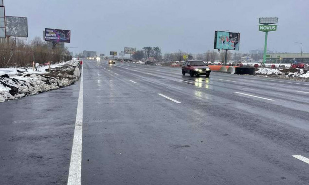 У Києві 17 грудня відновили рух транспорту ділянкою Кільцевої дороги