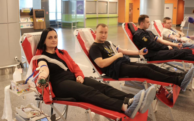 В аеропорту “Бориспіль” пройшла акція зі збору донорської крові